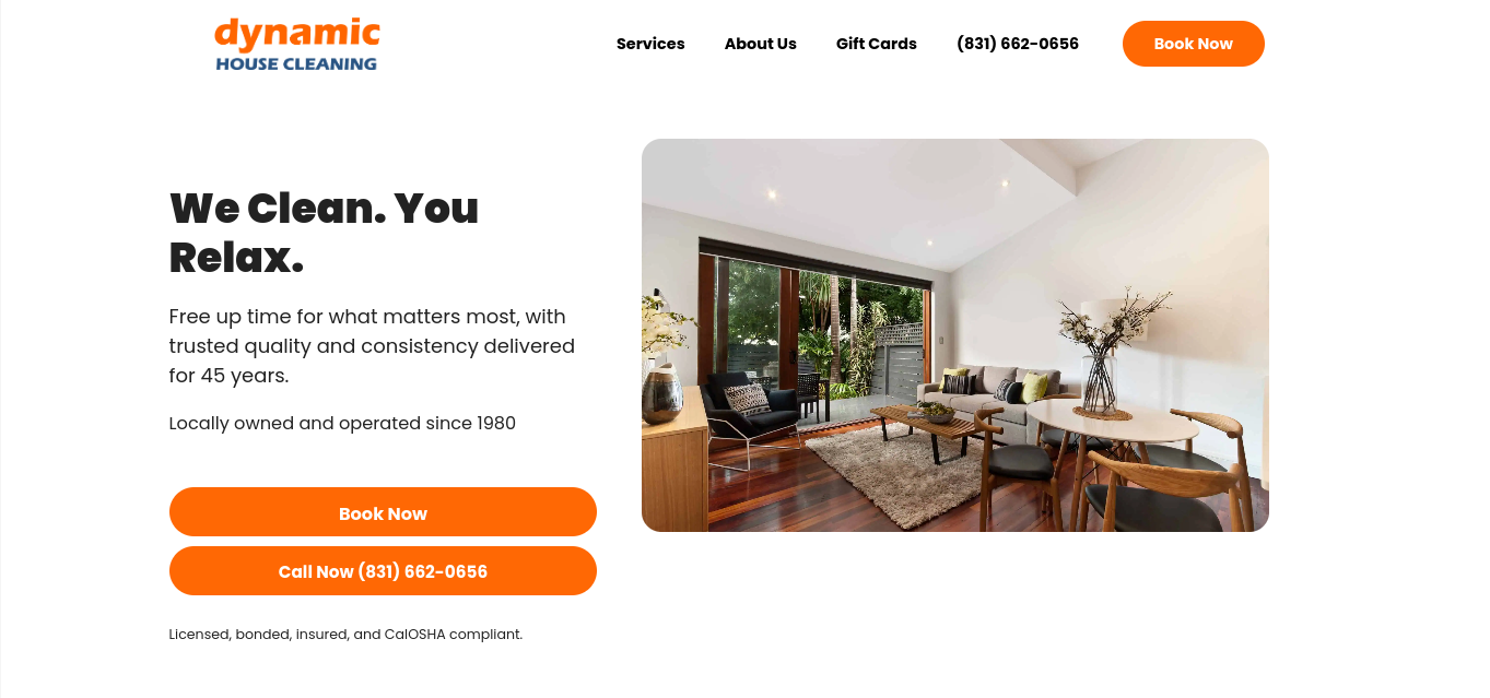 10 Great Cleaning Business Website Examples to Inspire You Image 4