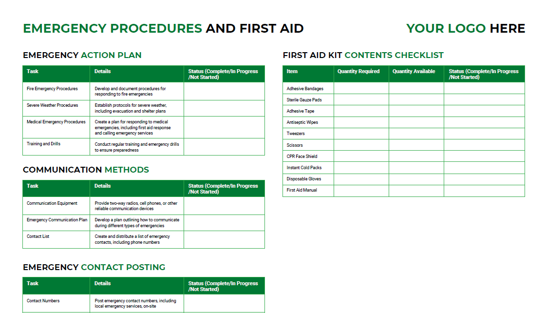 Landscaping Safety Checklist Template (+Free PDF Download) > Screenshot 3 Image