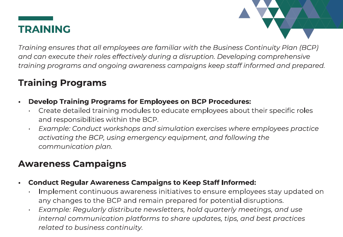 Cleaning Business Continuity Plan Template (+Free PDF Download) Image 3